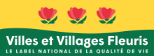 Label du village ville et village fleuri 3 fleurs